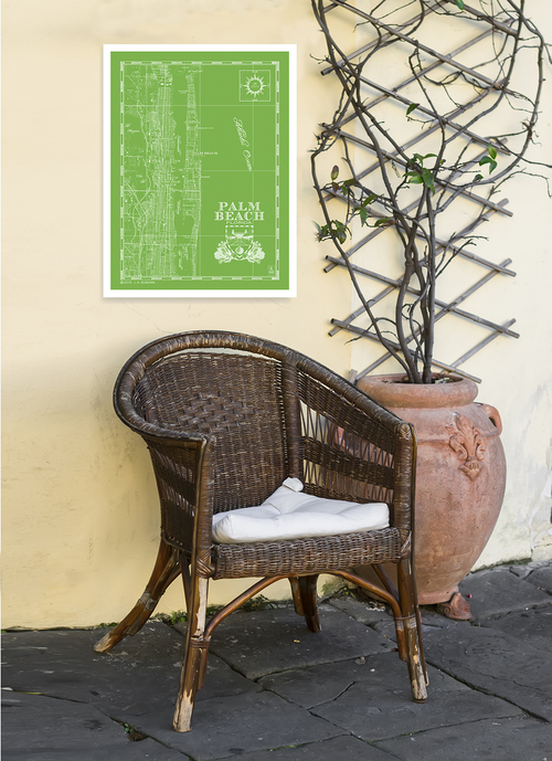 old wicker rattan chair and the flower in ceramic vintage pot against the yellow wall, South Tyrol, Italy