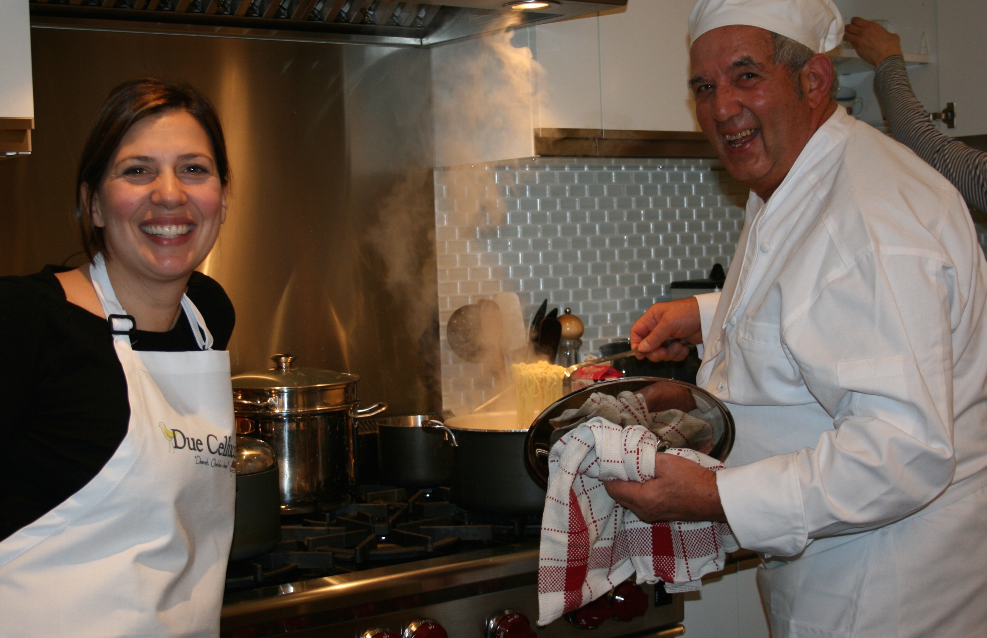 Stef and Dad Cooking