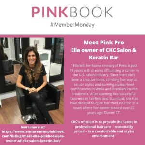 Read more about the article ⁠✨Member Monday Highlight ✨ Meet Ella PinkBook Pro owner of CKC Salon & Keratin Bar